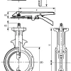 Nodular Cast Iron Tomoe Butterfly Valve for Food | KP-1060 SEP